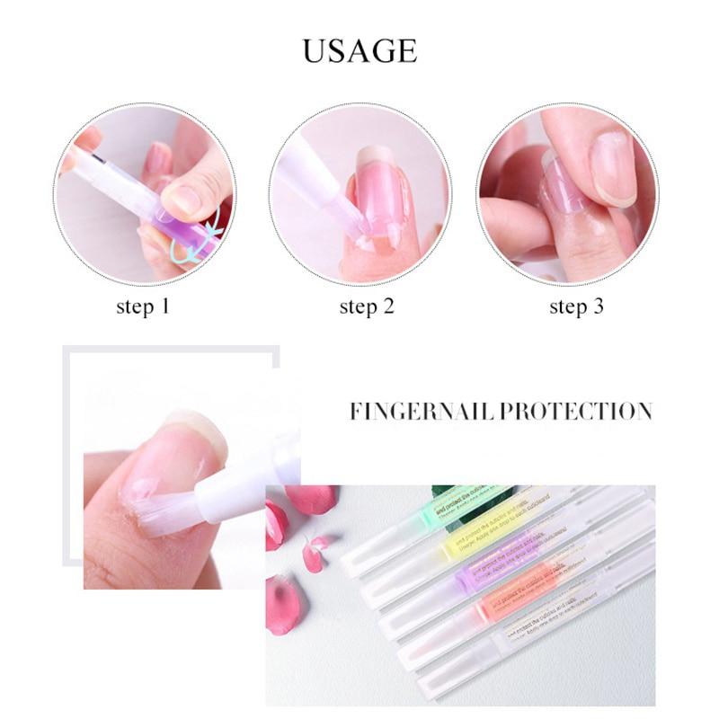 5ml Nail Nutrition Oil Pen 15 Styles Nail Fruit Smell Nutrition Oil Prevent Agnail Nail Gel Polish Nourish Skin TSLM1|Nail Treatments