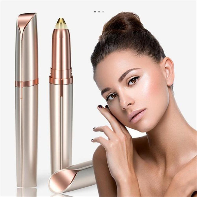 1pc Electric Eyebrow Trimmer Painless Eye Brow Epilator Mini Eye Brow Shaper Shaver Razor Portable Facial Hair Remover for Women|Eyebrow Trimmer