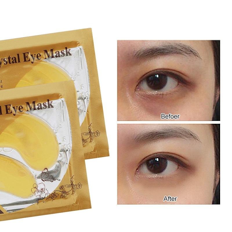 1/4/5 Pairs Gold Crystal Collagen Eye Mask Eye Patches For Eye Care Dark Circles Remove Anti Aging Wrinkle Skin Care Tool TSLM2|Masks