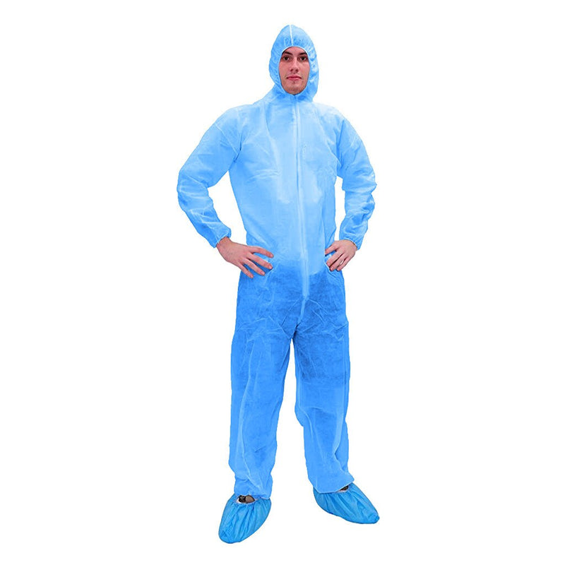 1/5/10pcs Disposable Protection Gown Dust Spray Suit Siamese Non woven Dust proof Anti Splash Clothing Safely Protection Clothes|Lab Coats