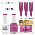 EXTREME+ Trio - Gel, Lacquer, & Dip Combo - HOLO CHROME - #010