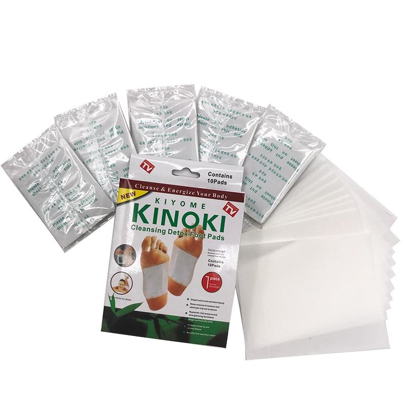 Kinoki 10pcs Pads+10pcs Kinoki Detox Foot Patches Pads Body Toxins Feet Slimming Cleansing HerbalAdhesive Hot Foot Massager|Foot Stick