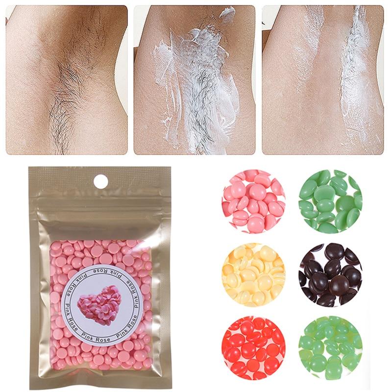 Hot Film Wax Bead Hair Removal Wax Depilatory Painless Removing Film Hard Wax Beans Unwanted Hairs in Body Depilatory Wax|Hair Removal Cream