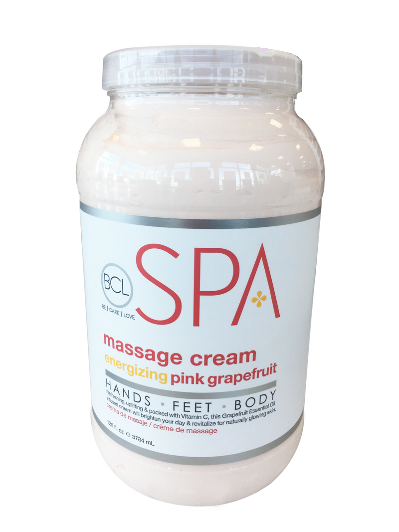 BCL Spa Massage Cream Pink Grapefruit (128 oz)