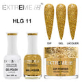 EXTREME+ Trio - Gel, Lacquer, & Dip Combo - HOLO CHROME - #011