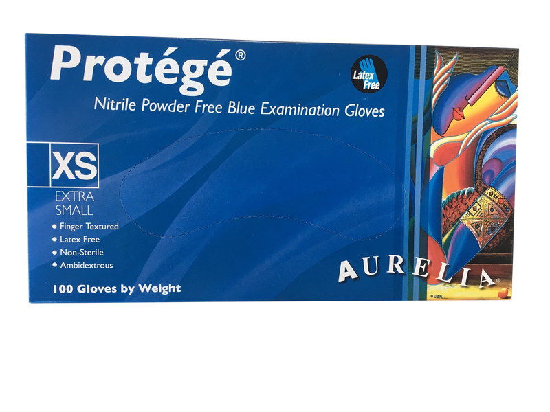 Aurelia Protégé Nitrile Gloves, Powder Free, 9.5" Length, 4 mils Thick