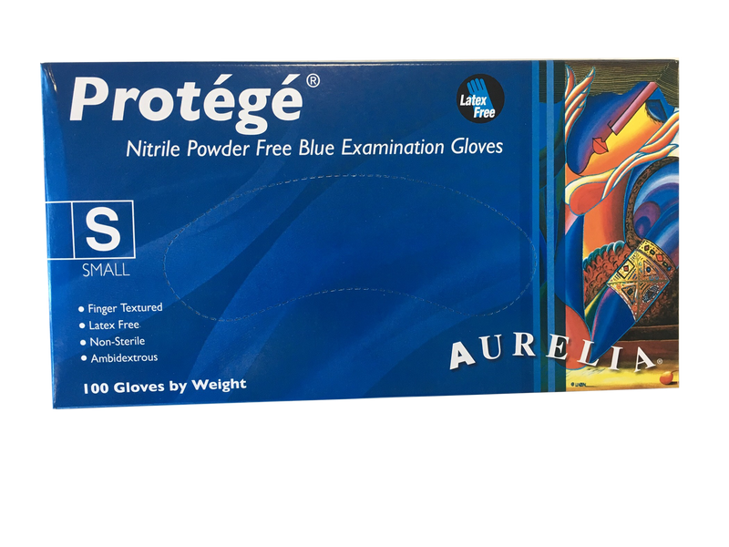 Aurelia Protégé Nitrile Gloves, Powder Free, 9.5" Length, 4 mils Thick