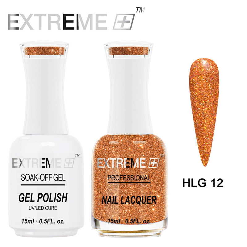 EXTREME+ Trio - Gel, Lacquer, & Dip Combo - HOLO CHROME -