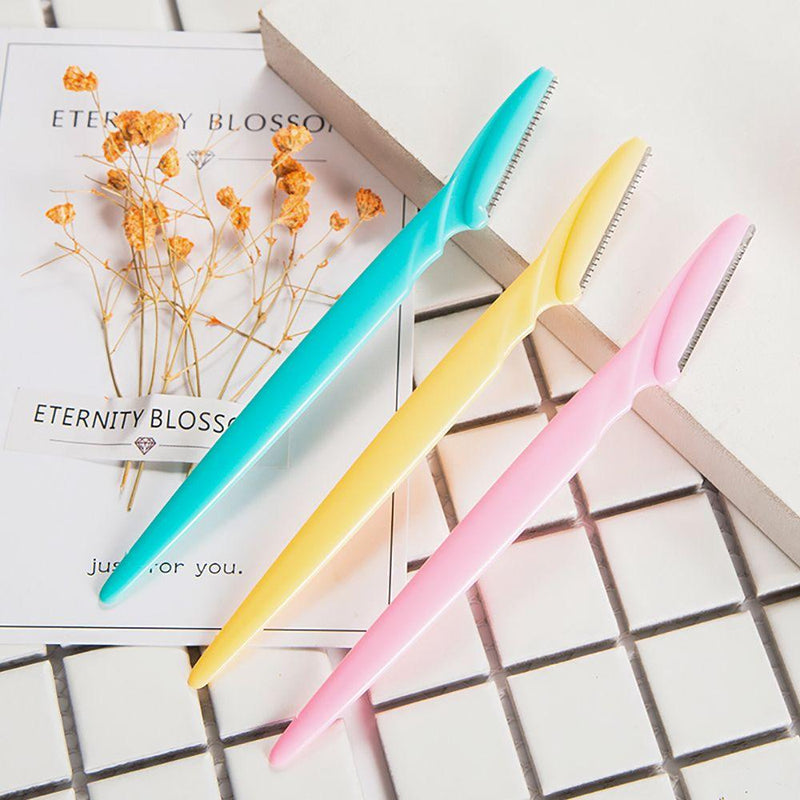 3/10pcs Eyebrow Trimmer Portable Eyebrow Razor Shaver Eye Brow Shaper Shaping Tool Scissors Facial Hair Remover for Women Makeup|Eyebrow Trimmer