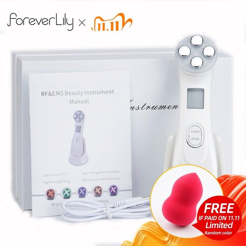 5in1 RF&EMS Radio Mesotherapy Electroporation Face Beauty Pen Radio Frequency LED Photon Face Skin Rejuvenation Remover Wrinkle|wrinkles face|wrinkle removerrf led