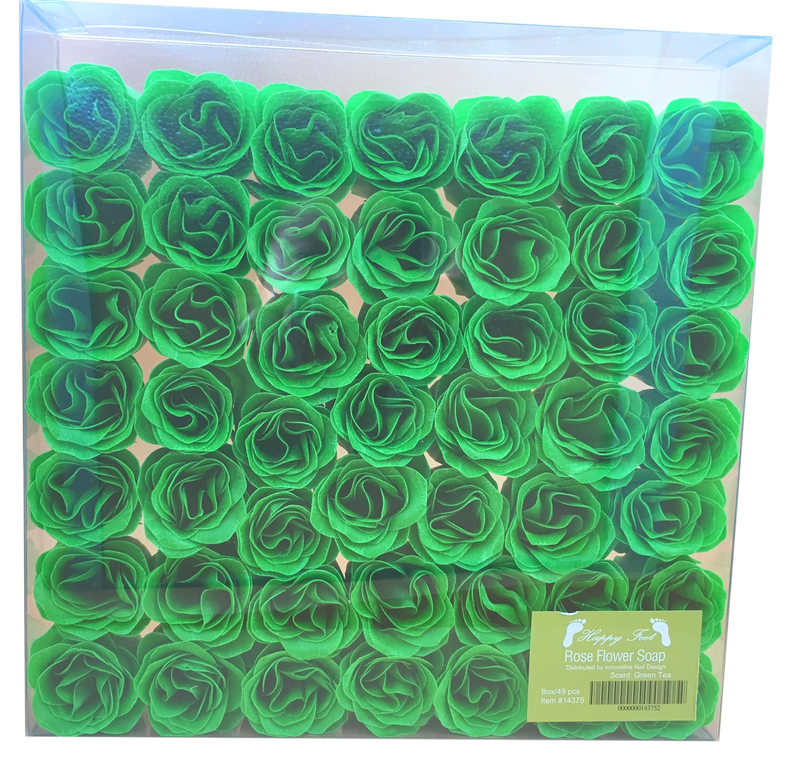 Happy Feet Rose Flower Soap - Cucumber