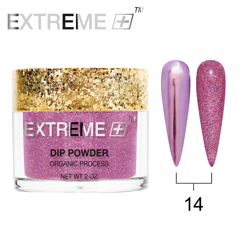 EXTREME+ Trio - Gel, Lacquer, & Dip Combo - HOLO CHROME -