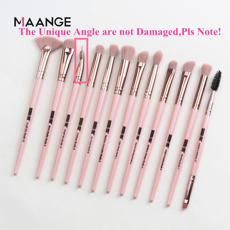 MAANGE Pro 3/5/12 pcs/lot Makeup Brushes Set Eye Shadow Blending Eyeliner Eyelash Eyebrow Brushes For Makeup New|Eye Shadow Applicator