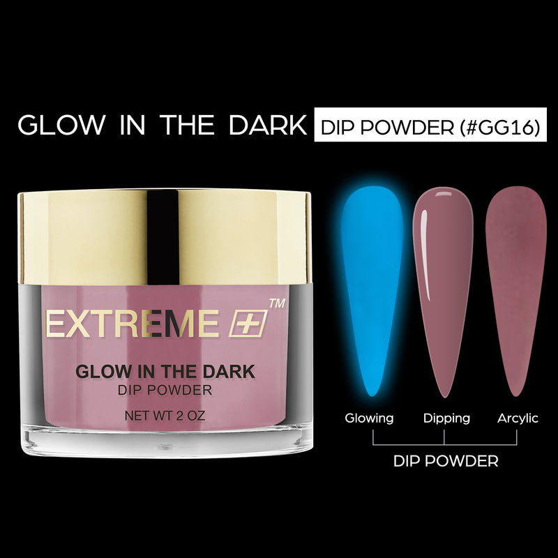 EXTREME+ SUPER Glow In Dark Dip Powder 2 oz -