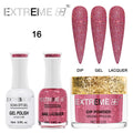 EXTREME+ Trio - Gel, Lacquer, & Dip Combo - HOLO CHROME - #016