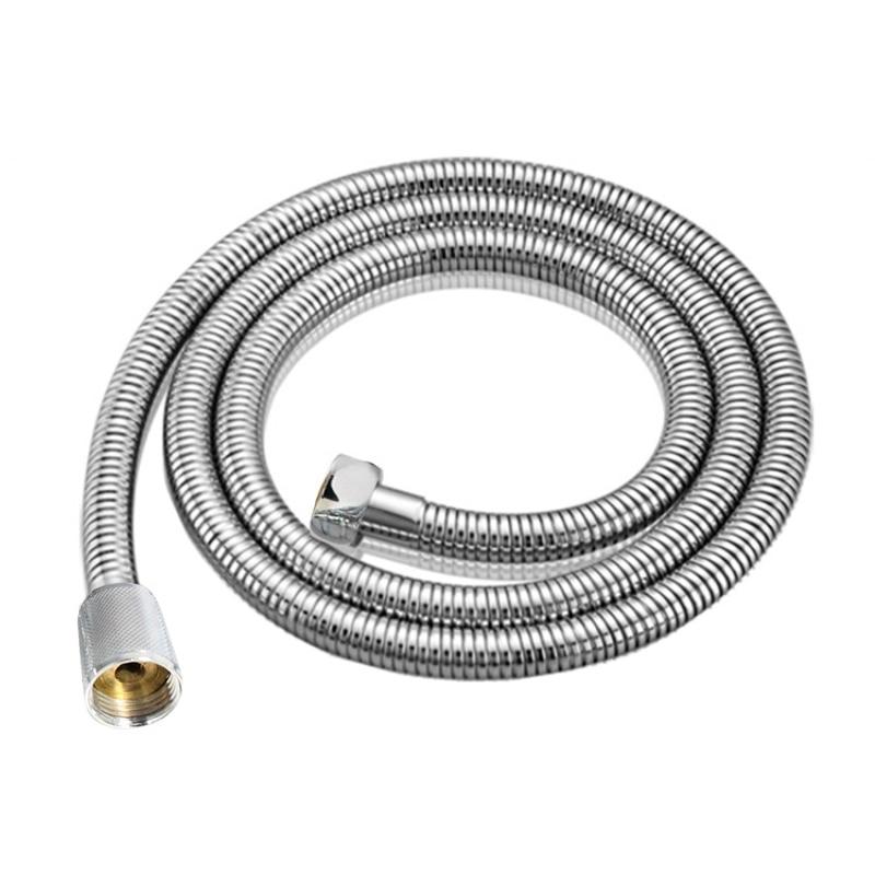 1.5M 2M 3M Stainless Steel Flexible Bathroom Bath Shower Head Hose Pipe Washers Water Pipe Washers accesorios para baño|Plumbing Hoses