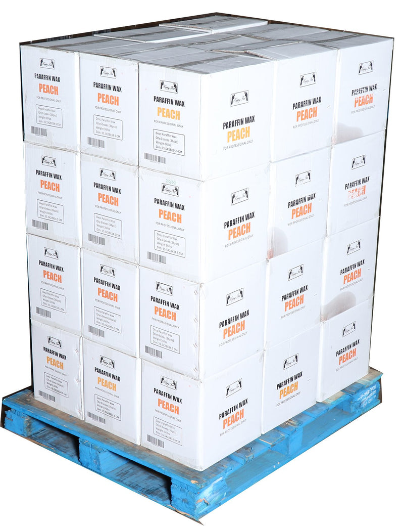 Happy Feet Paraffin Peach - Pallet $62.50/Case ( 36 lbs ) + FREE SHIPPING