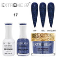 EXTREME+ Trio - Gel, Lacquer, & Dip Combo - HOLO CHROME - #017