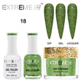 EXTREME+ Trio - Gel, Lacquer, & Dip Combo - HOLO CHROME - #018