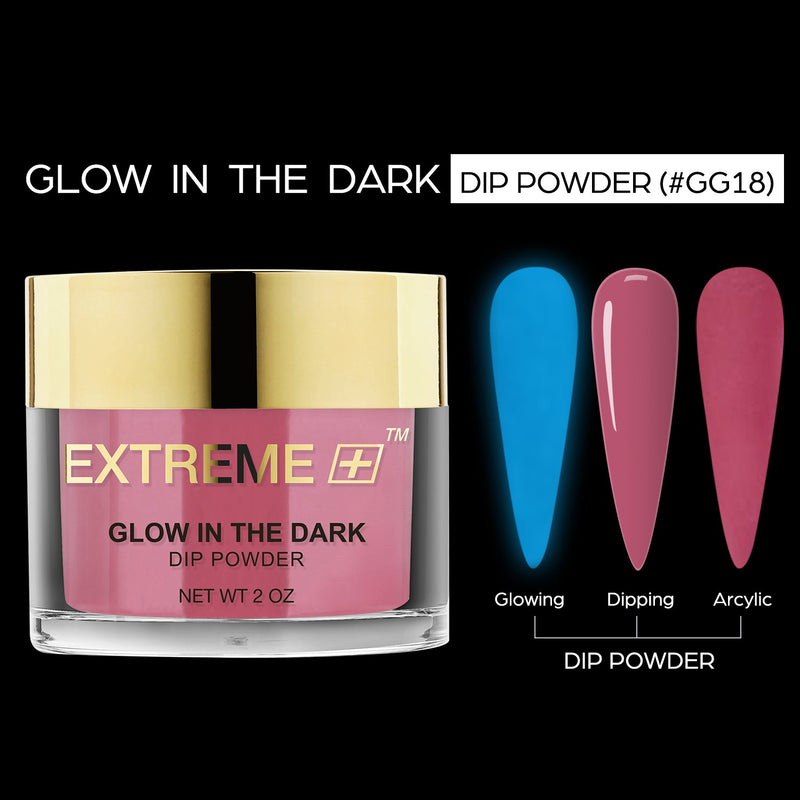 EXTREME+ SUPER Glow In Dark Dip Powder 2 oz -