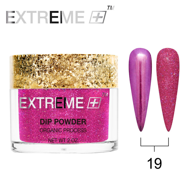 EXTREME+ Trio - Gel, Lacquer, & Dip Combo - HOLO CHROME -