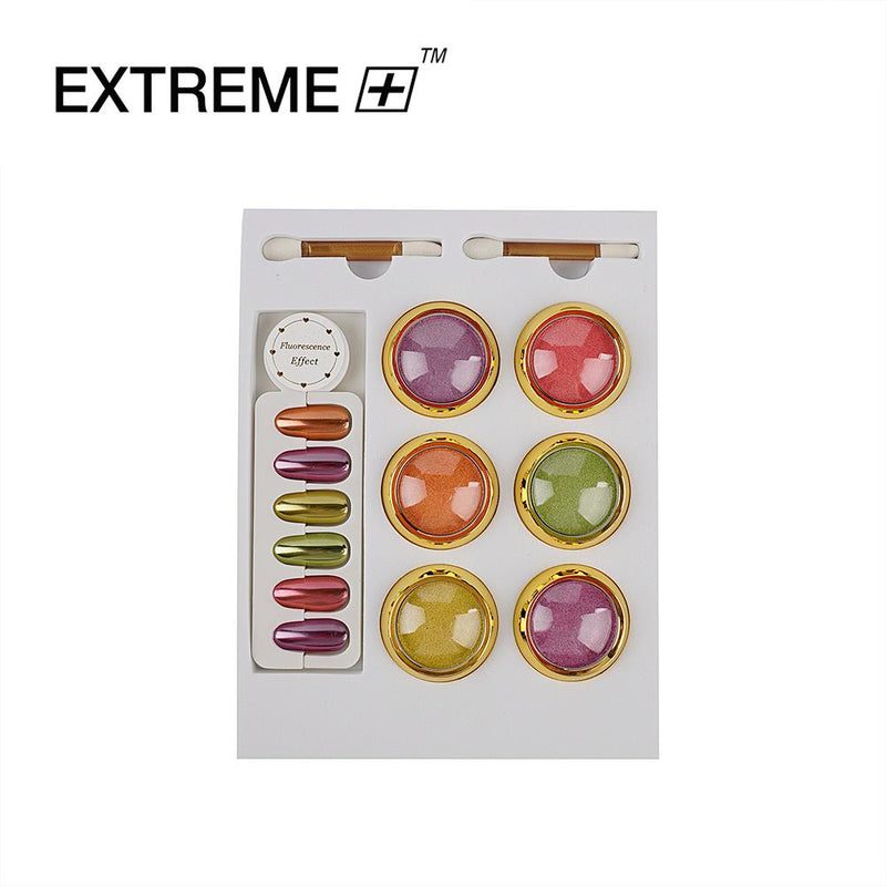 EXTREME+ Fluorescence Effect  Chrome Powder Kit 6 colors