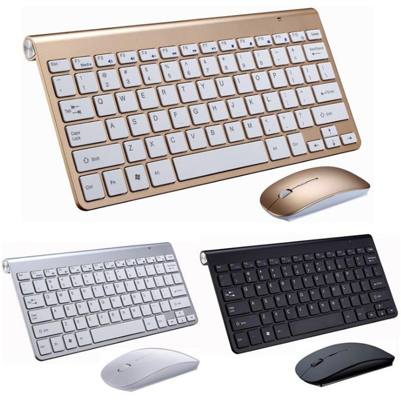 2.4G Wireless Keyboard and Mouse Protable Mini Keyboard Mouse Combo Set For Notebook Laptop Mac Desktop PC Computer Smart TV PS4|Keyboard Mouse Combos