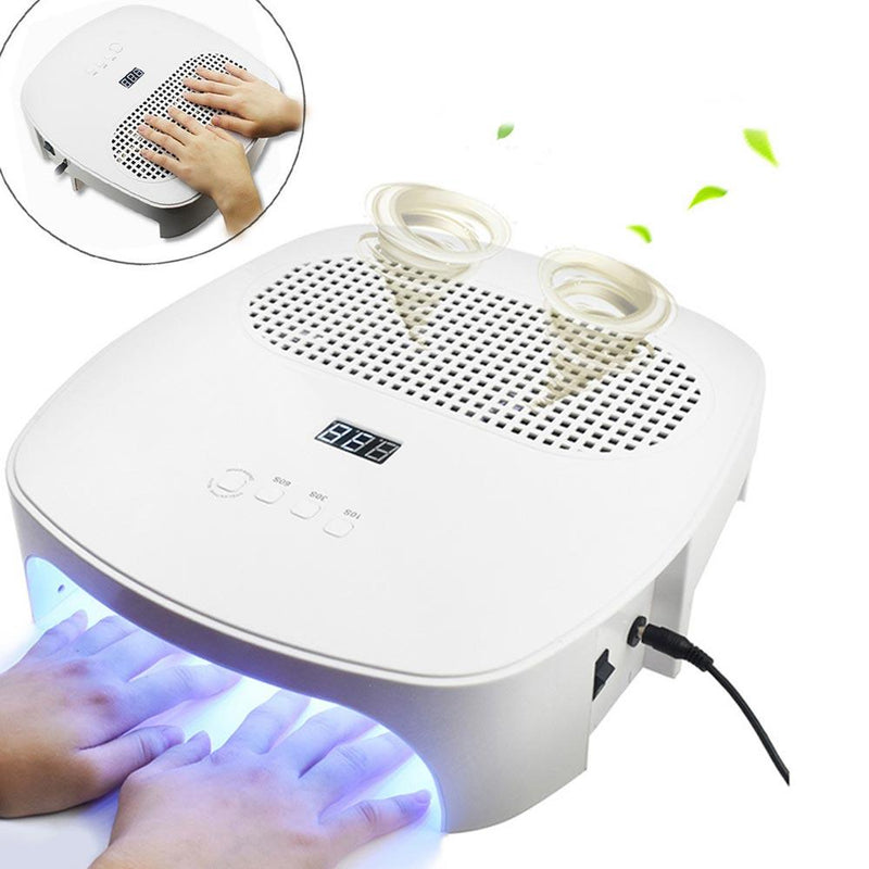 2 IN 1 Fashional Nail Lamp&Nail Dust Collector Machine Manicure Salon Tool With 42LEDs Two Fans Nail Art Equipment nail supplies|Nail Art Equipment