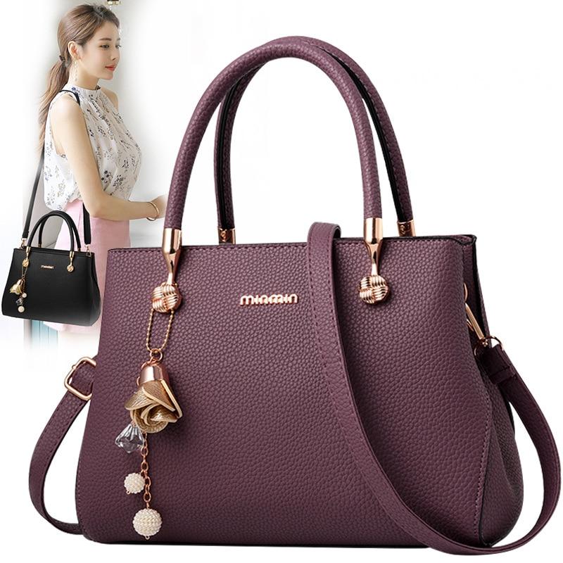 2019 Fashion New Style Women's Bag, Appliques Messenger Bag, Single Shoulder Diagonal Large Capacity Handbag purses andhandbags|Shoulder Bags