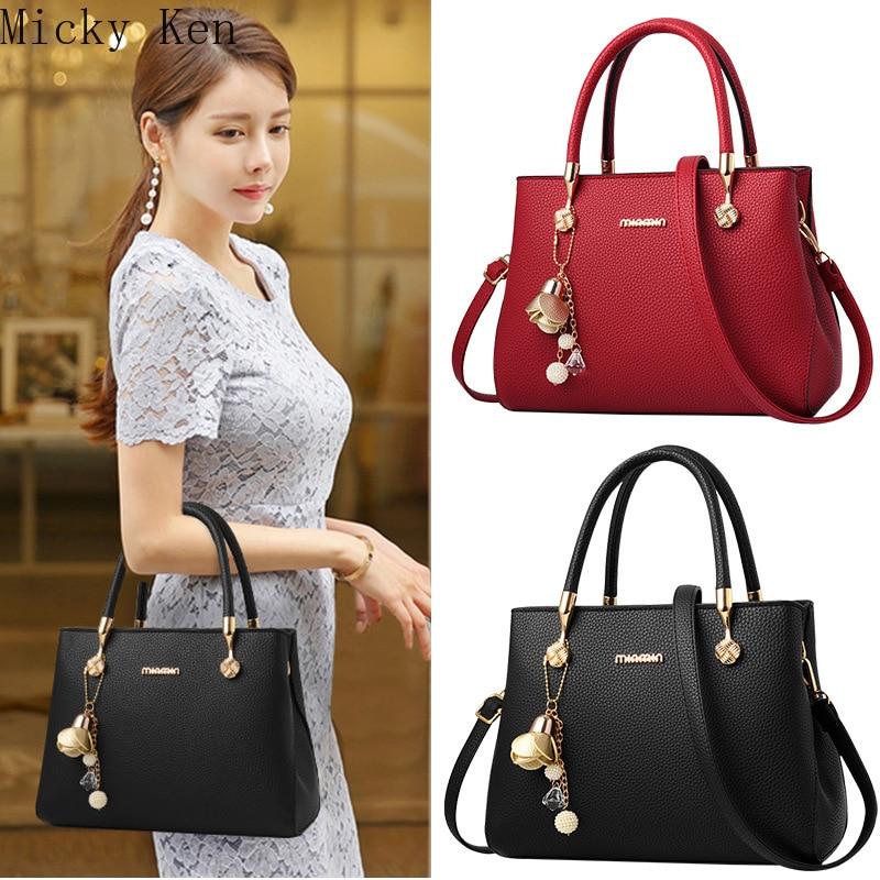 2019 Fashion New Style Women's Bag, Appliques Messenger Bag, Single Shoulder Diagonal Large Capacity Handbag purses andhandbags|Shoulder Bags