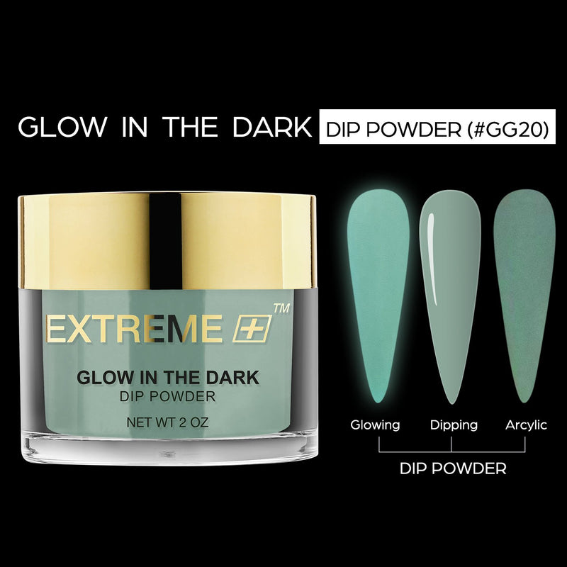 EXTREME+ SUPER Glow In Dark Dip Powder 2 oz -