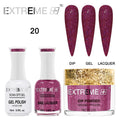 EXTREME+ Trio - Gel, Lacquer, & Dip Combo - HOLO CHROME - #020