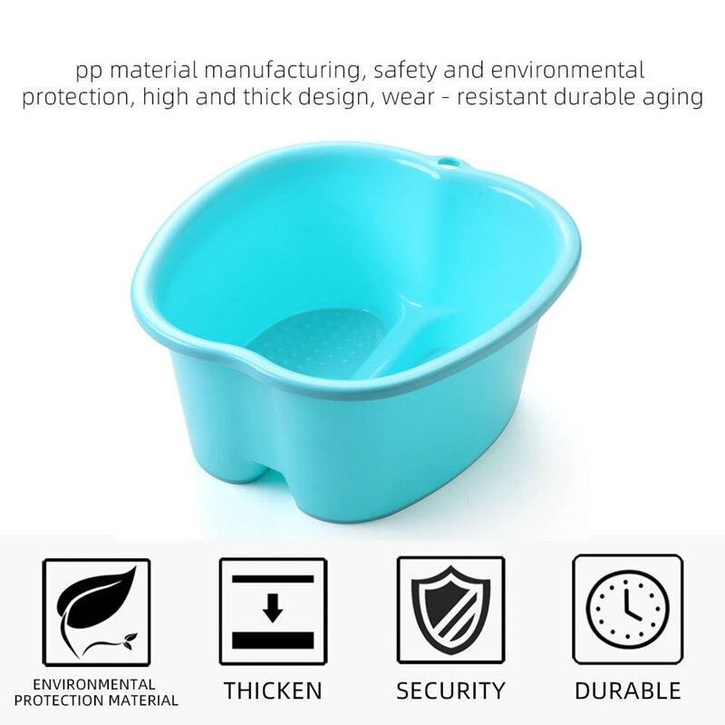 Foot Soak Bath Tub Spa Basin Big Footbath Bucket , Pedicure, Detox, Massage|Inflatable & Portable Bathtubs