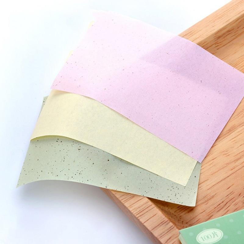 100Pcs Facial Oil Blotting Papers Oil Absorbing Sheets Face Cleanser Acne Treatment Deep Cleansing Oil Control Film Face Makeup|Cotton Pads