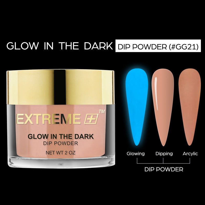 EXTREME+ SUPER Glow In Dark Dip Powder 2 oz -