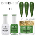 EXTREME+ Trio - Gel, Lacquer, & Dip Combo - HOLO CHROME - #021