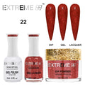 EXTREME+ Trio - Gel, Lacquer, & Dip Combo - HOLO CHROME - #022