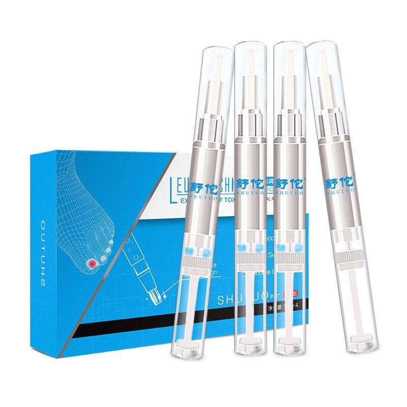 4pcs *3ML Liquid Anti Nail Toenail Fungus Pen Nail Treatment Cuticle Oil Pen Nail Infection Solution Anti Fungal Tool TSLM2|Nail Treatments