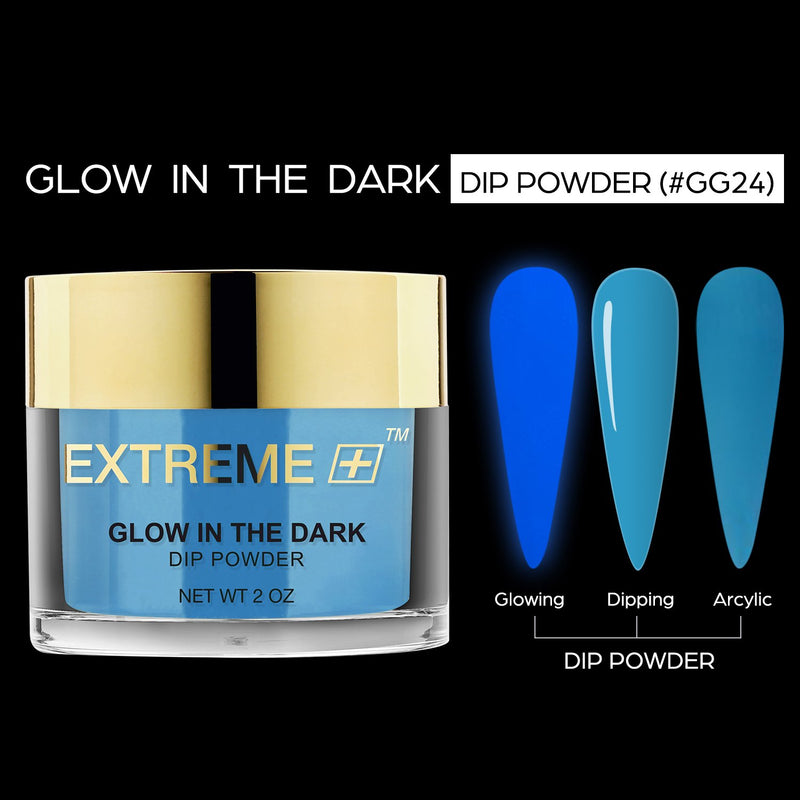 EXTREME+ SUPER Glow In Dark Dip Powder 2 oz -