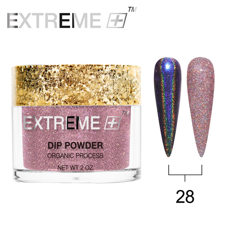 EXTREME+ Trio - Gel, Lacquer, & Dip Combo - HOLO CHROME -