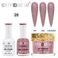 EXTREME+ Trio - Gel, Lacquer, & Dip Combo - HOLO CHROME - #028