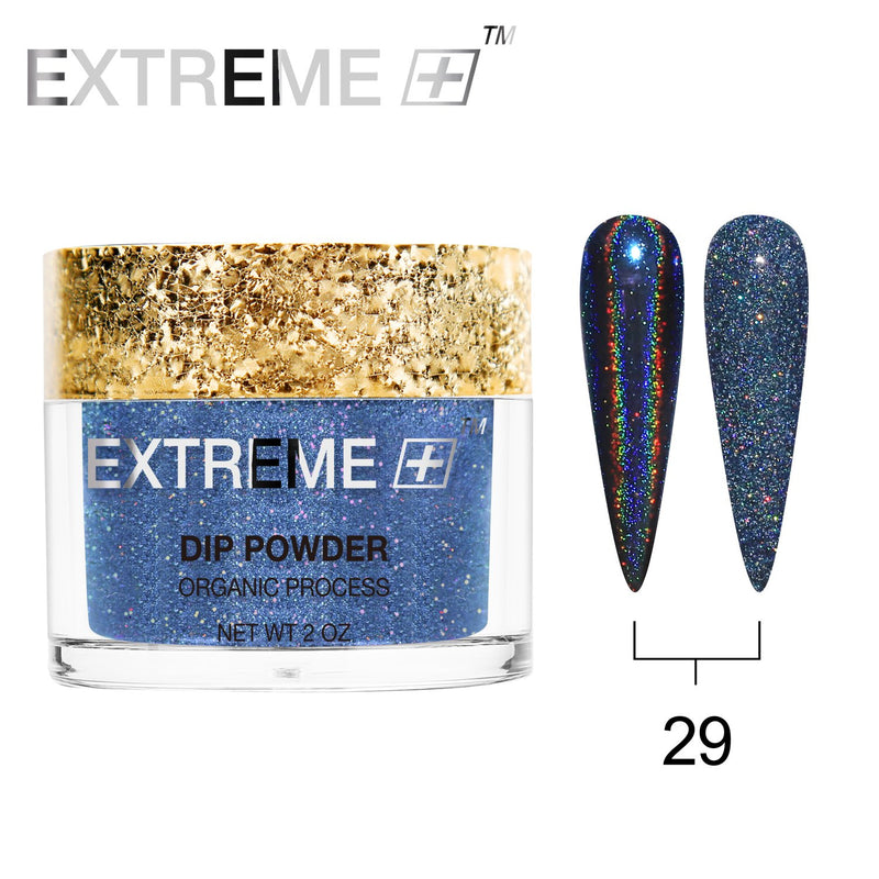 EXTREME+ Trio - Gel, Lacquer, & Dip Combo - HOLO CHROME -