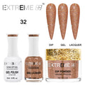 EXTREME+ Trio - Gel, Lacquer, & Dip Combo - HOLO CHROME - #032