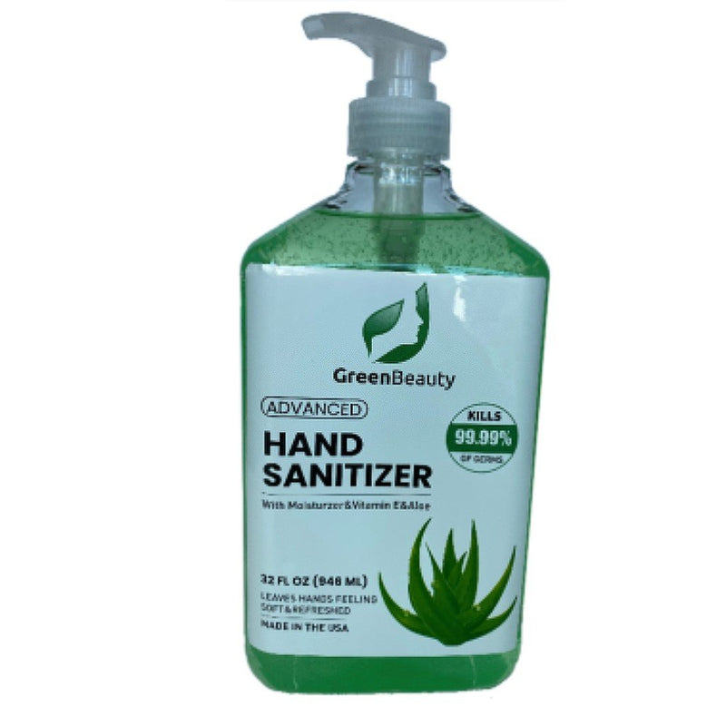 BUY 1 GET 1 FREE ( Dec 20-->Jan 1) Green Beauty Hand Sanitizer 32 oz - FDA Approved