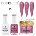 EXTREME+ Trio - Gel, Lacquer, & Dip Combo - HOLO CHROME - #033