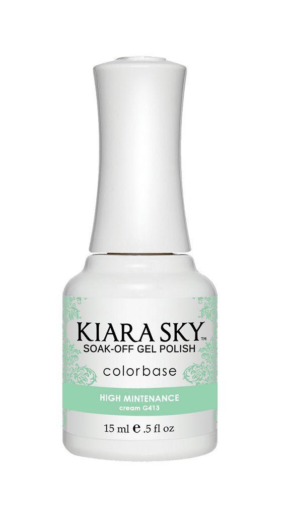 KIARA SKY GEL + MATCHING LACQUER (DUO) - G413 High Mintenance