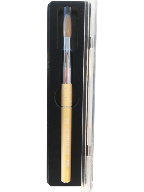 Acrylic Brush - Stardust USA - Gold