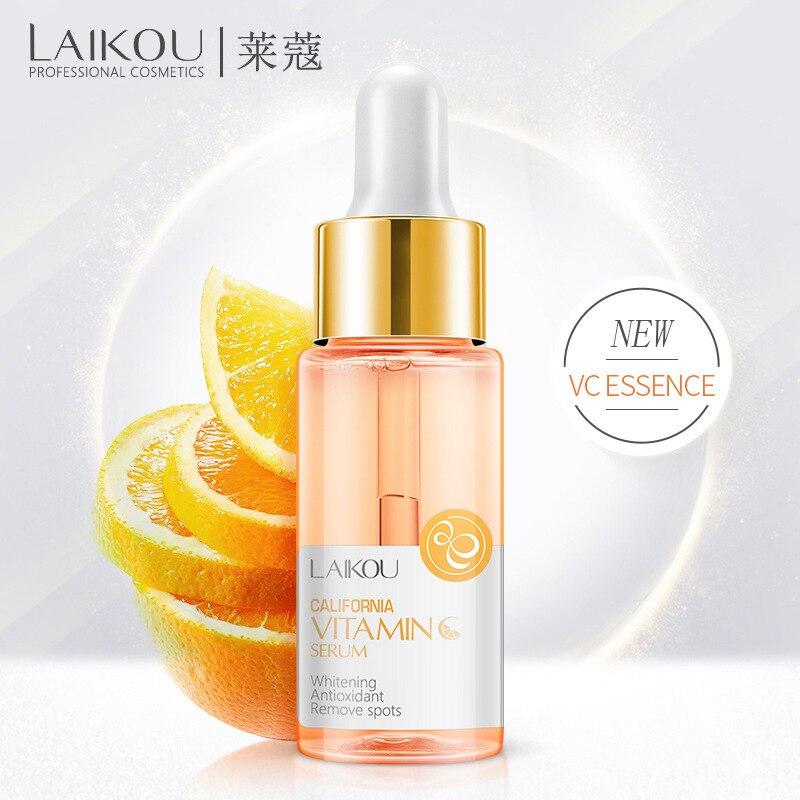 15ml Vitamin C Whitening Facial Serum Hyaluronic Acid Moisturizing Acne Removal Anti wrinkle Anti Aging Face Care Essence liquid|Serum