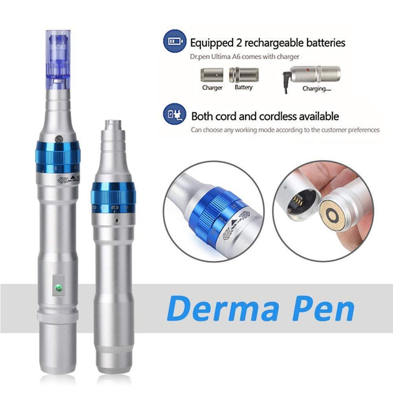 Beauty Star Electric Ultima Dr. Pen A6 Permanent Microblading Tattoo Needles Derma Pen Acne Scar Removal Dr. Pen A6 Microneedle|cellulite massager|anti cellulite massagermassage leg