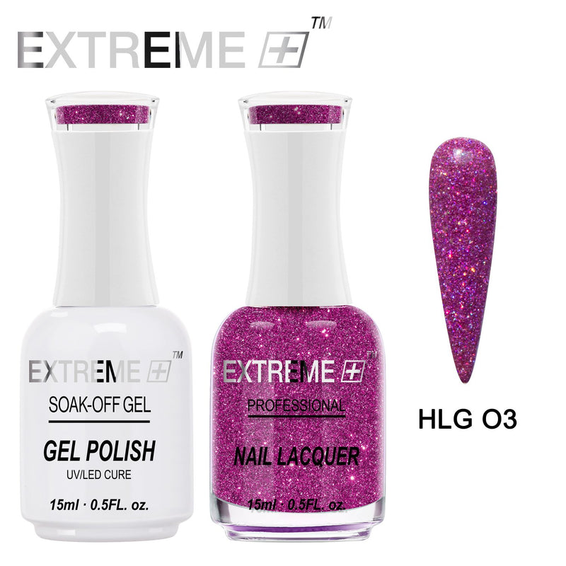 EXTREME+ Holo Chrome Gel & Lacquer -